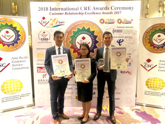 Manulife Cambodia wins four Customer Relationship Excellence awards