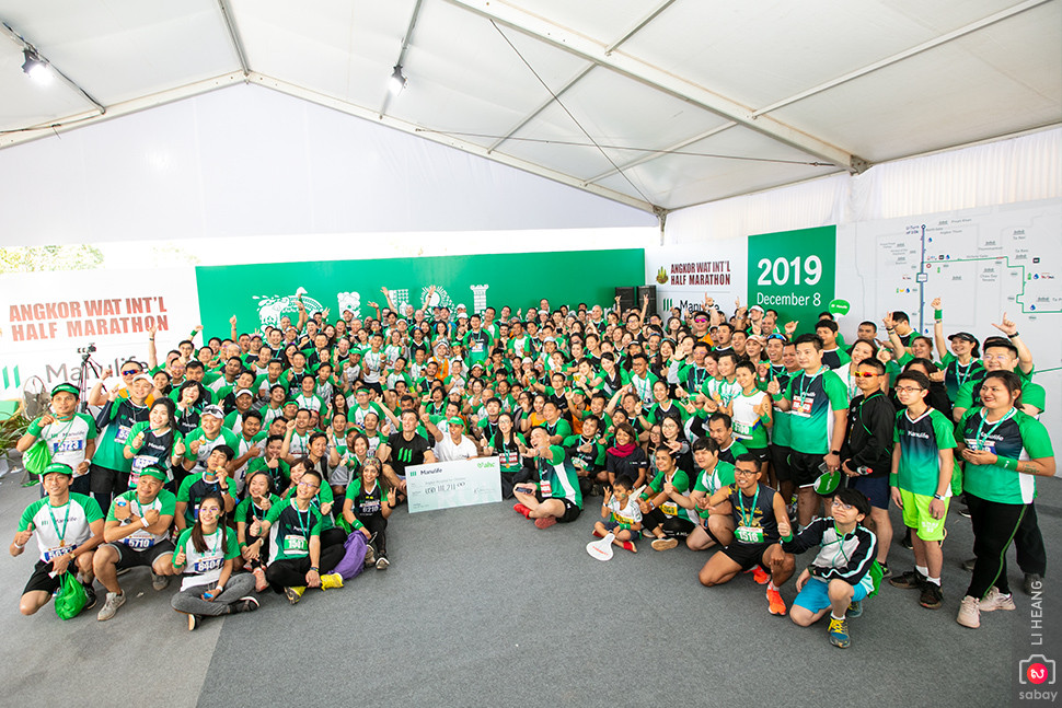 Manulife promotes health and wellness lifestyle through Angkor Wat International Half Marathon