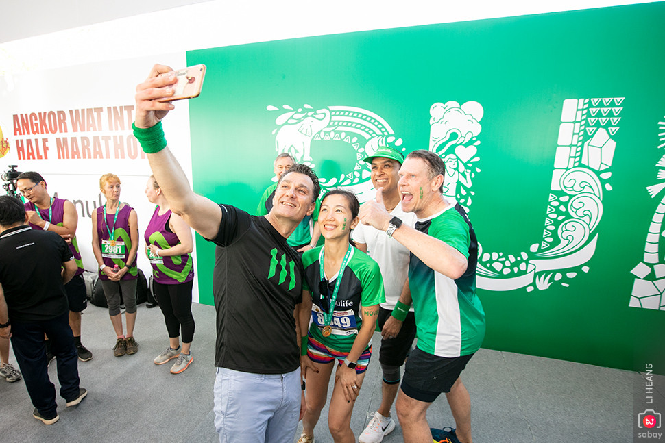 Manulife promotes health and wellness lifestyle through Angkor Wat International Half Marathon