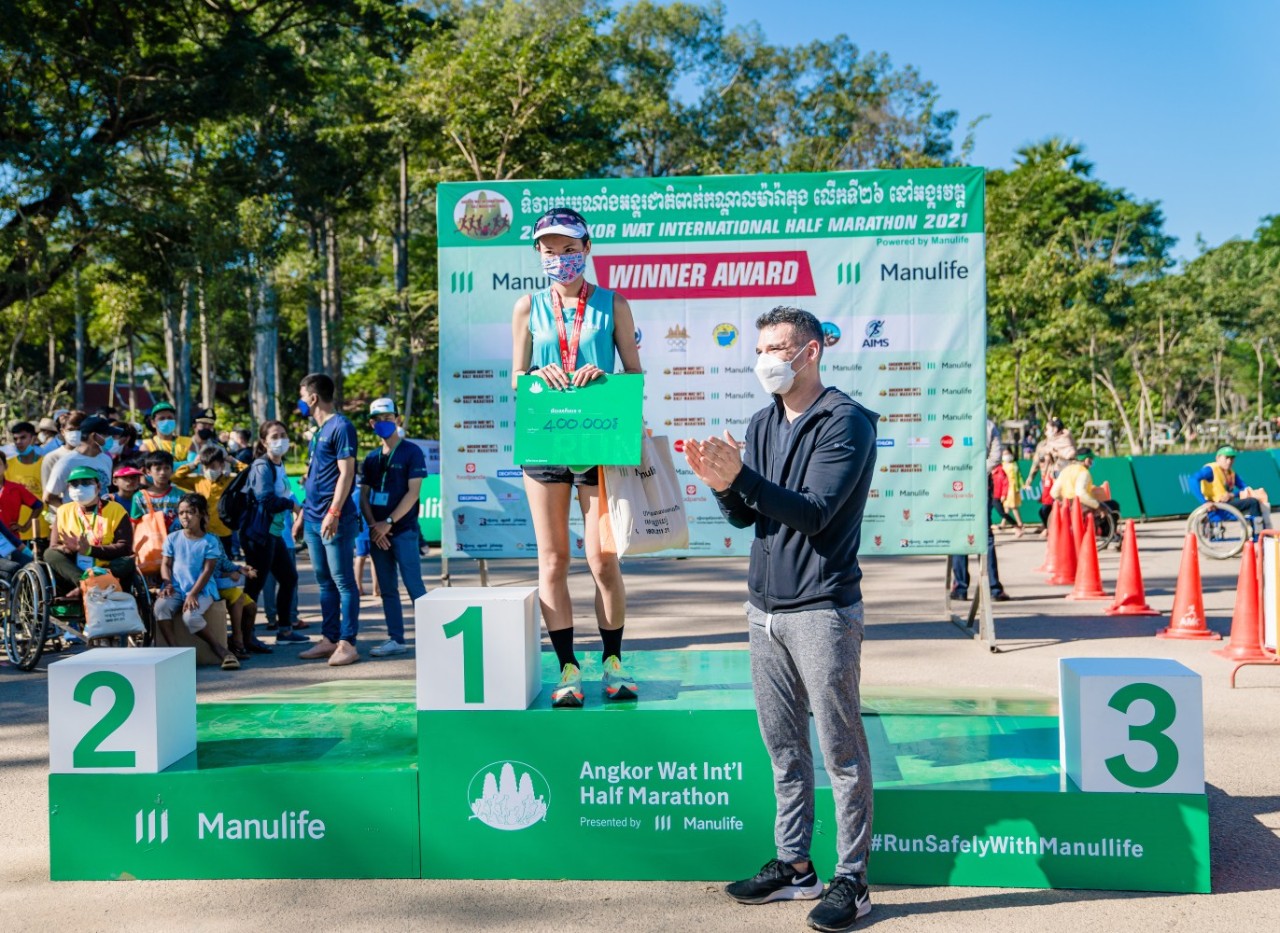 Manulife Cambodia sponsors Angkor Wat International Half Marathon for the 8th year