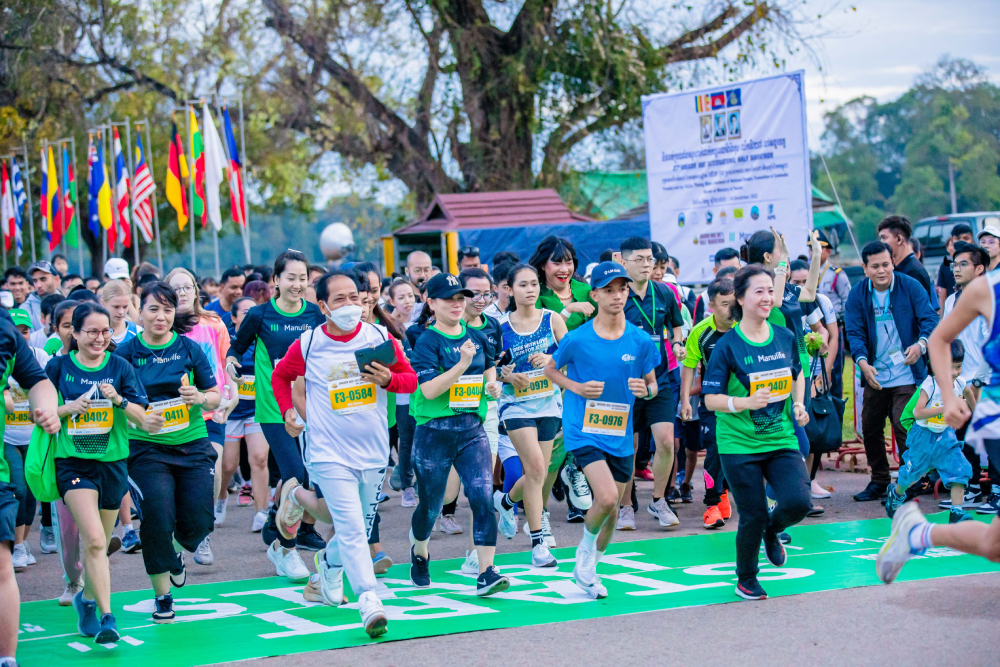 Manulife Cambodia: proud exclusive sponsor of the 27th Angkor Wat International Half Marathon