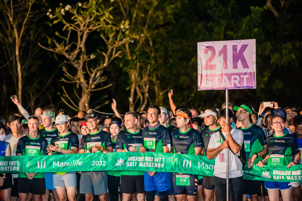 Manulife Cambodia: proud exclusive sponsor of the 27th Angkor Wat International Half Marathon