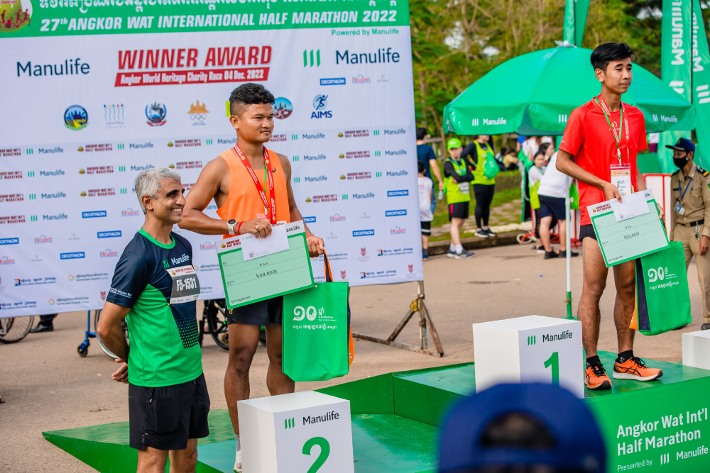 Manulife Cambodia: proud exclusive sponsor of the 27th Angkor Wat International Half Marathon