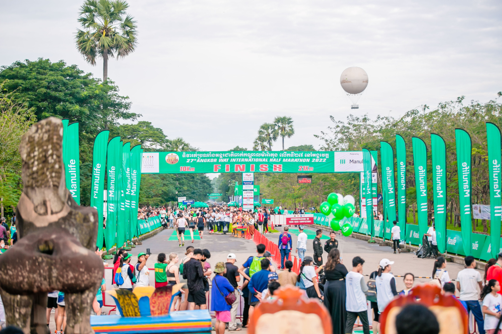 Manulife Cambodia: proud exclusive sponsor of the 27th Angkor Wat International Half Marathon